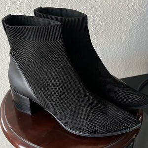 Everlane Black Knit Sock Bootie